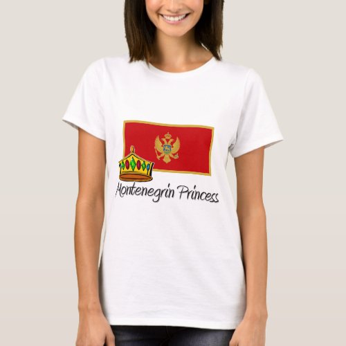 Montenegrin Princess T_Shirt
