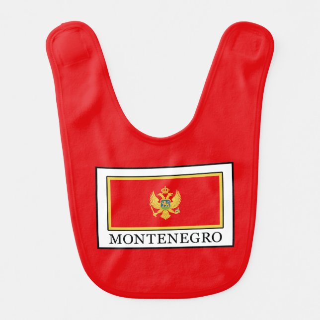 Montenegro Baby Bib (Front)