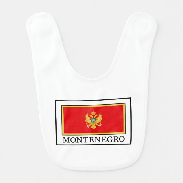 Montenegro Baby Bib (Front)