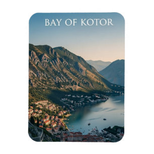 Montenegro Bay of Kotor Travel Magnet