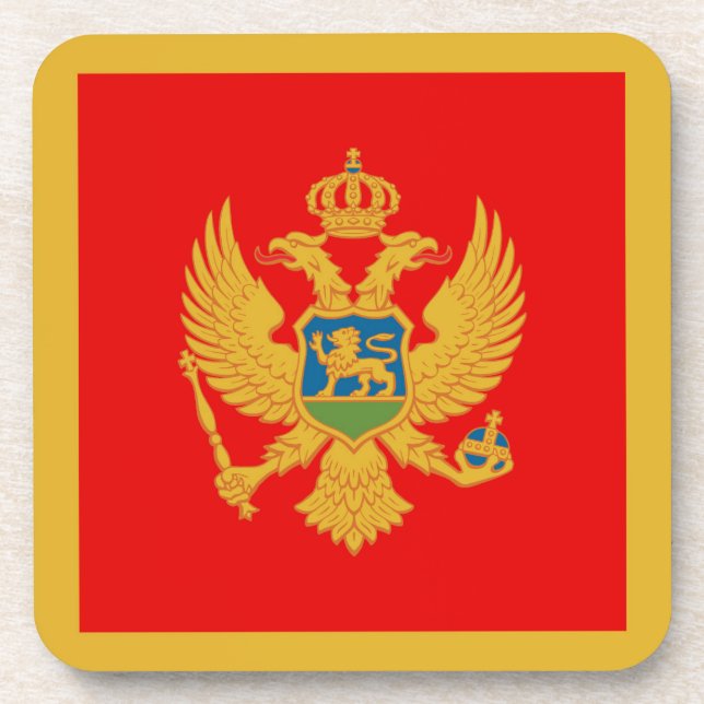 Montenegro Beverage Coaster (Front)