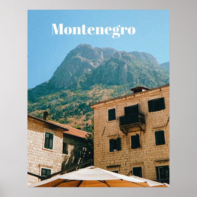 Montenegro Cityscape  Poster (Front)