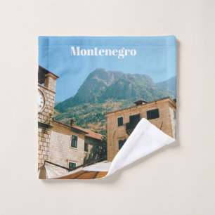 Montenegro Cityscape  Wash Cloth