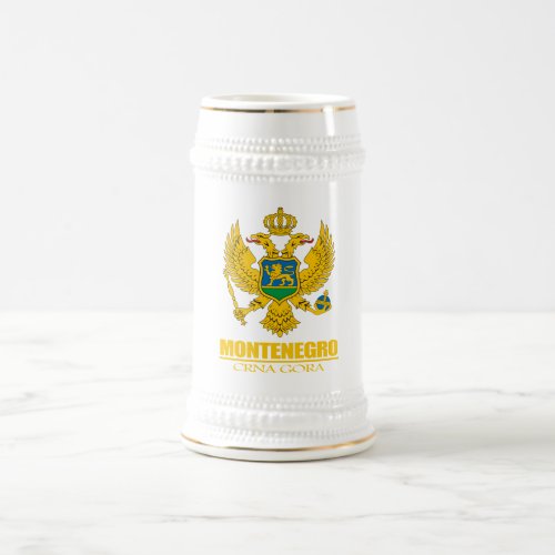 Montenegro COA Beer Stein