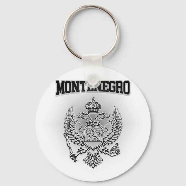 Montenegro Coat of Arms Keychain (Front)