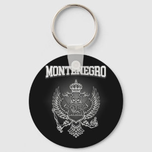 Montenegro Coat of Arms Keychain