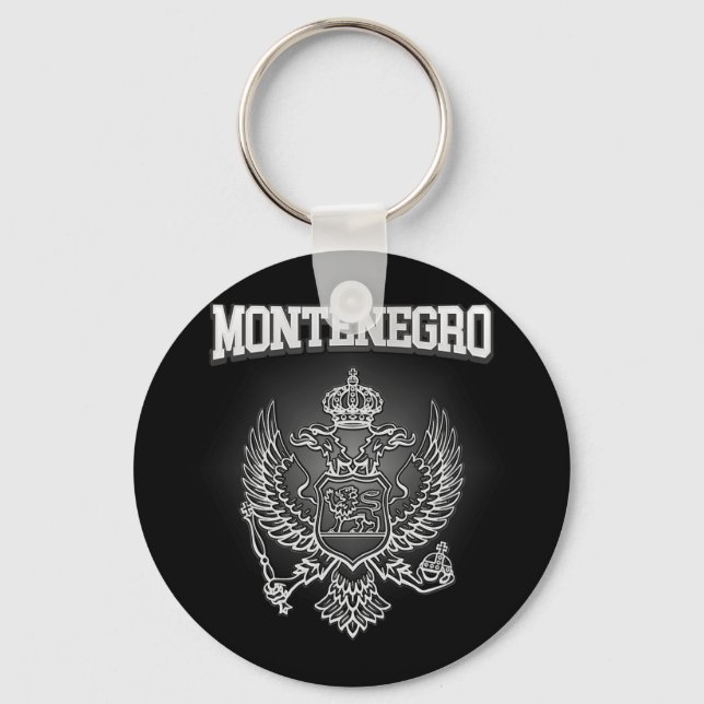 Montenegro Coat of Arms Keychain (Front)