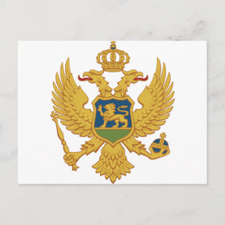 Montenegro Coat of Arms Postcard