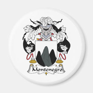 Montenegro Family Crest Magnet