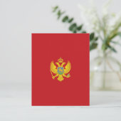 Montenegro flag (Standing Front)