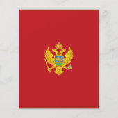 Montenegro flag (Back)