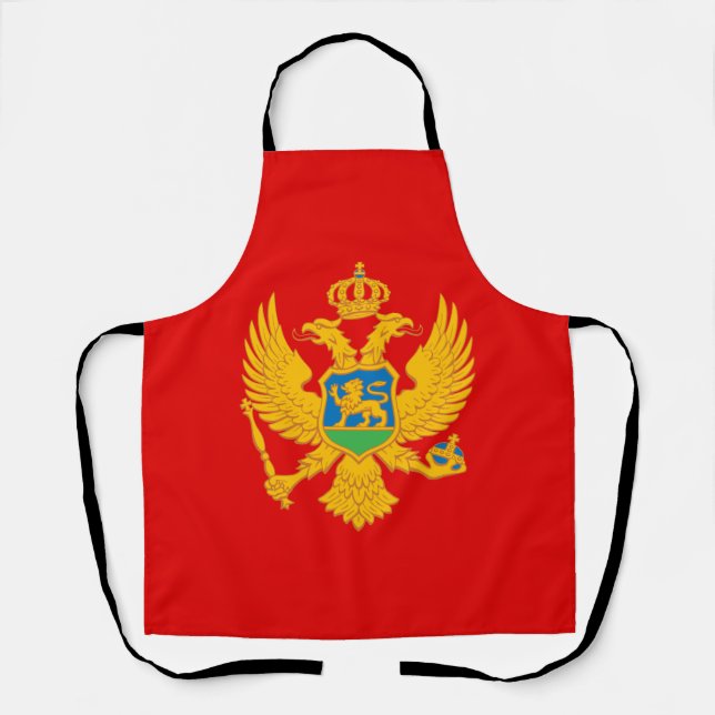 Montenegro Flag Apron (Front)