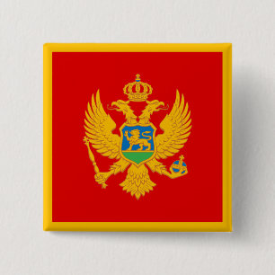 Montenegro Flag Button