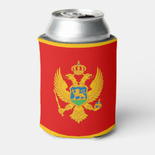 Montenegro Flag Can Cooler