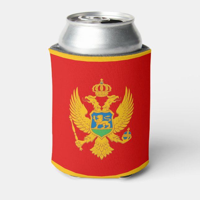 Montenegro Flag Can Cooler (Can Back)