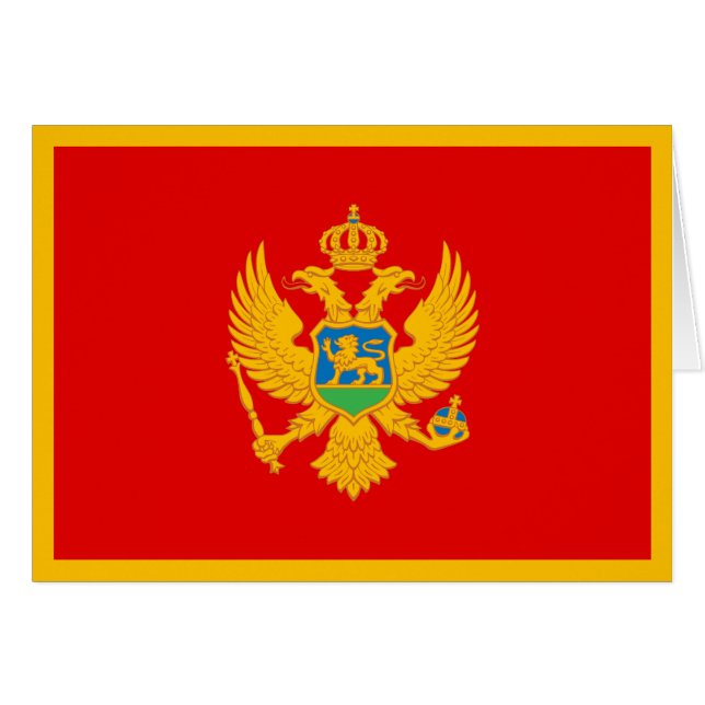 Montenegro Flag Cards (Front Horizontal)