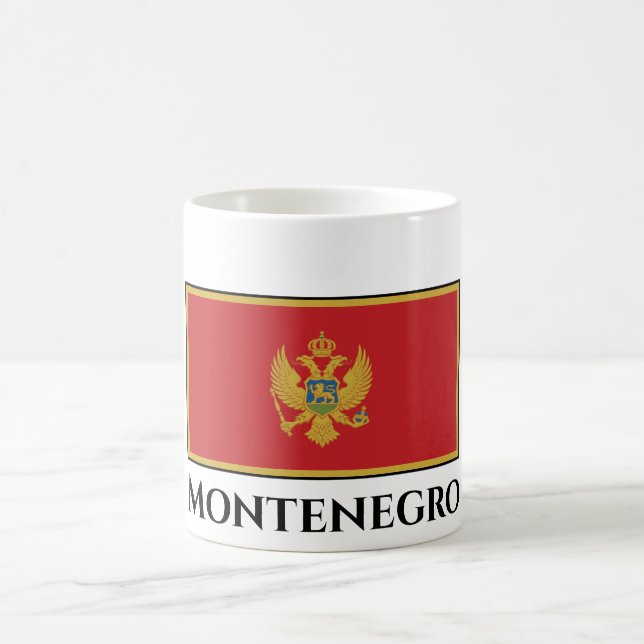 Montenegro Flag Coffee Mug (Center)