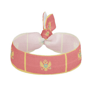 Montenegro Flag Elastic Hair Tie