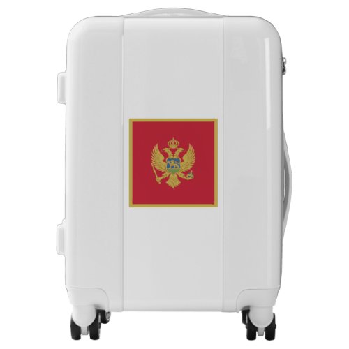 Montenegro Flag Emblem Luggage
