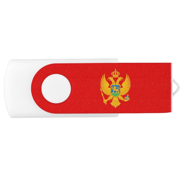 Montenegro Flag Flash Drive (Front)
