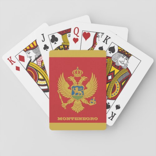 Montenegro Flag Games Montenegro Playing Cards