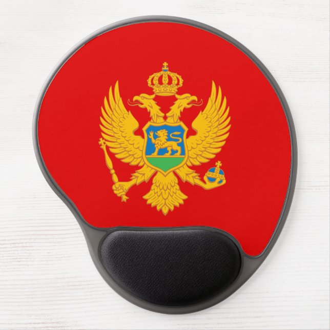 Montenegro Flag Gel Mouse Pad (Front)