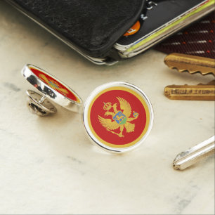 Montenegro flag lapel pin