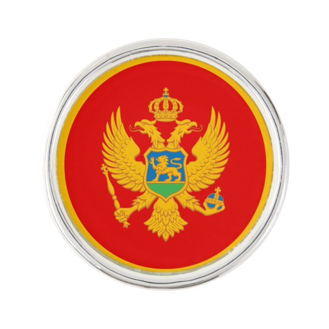Montenegro Flag Lapel Pin (Front)