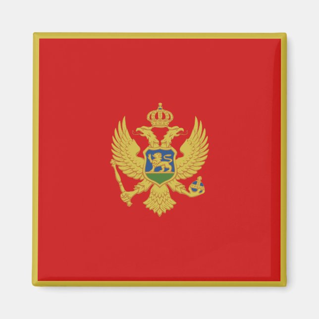 Montenegro Flag Magnet (Front)