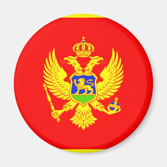 Montenegro Flag Magnet (Front)