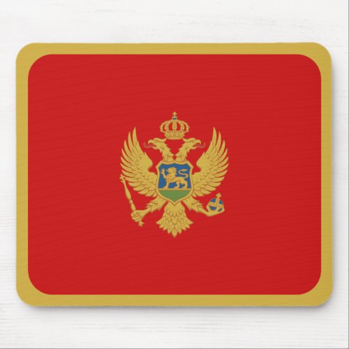 Montenegro Flag Mousepad