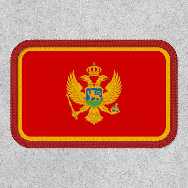 Montenegro Flag Patch (Front)