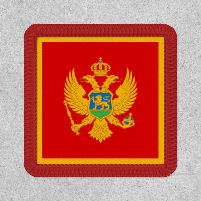Montenegro Flag Patch (Front)