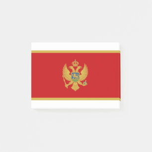 Montenegro Flag Post-it Notes