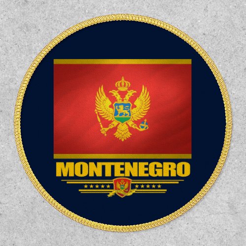 Montenegro Flag Shirts Patch