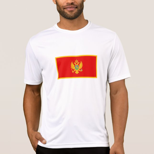 Montenegro Flag T-Shirt (Front)