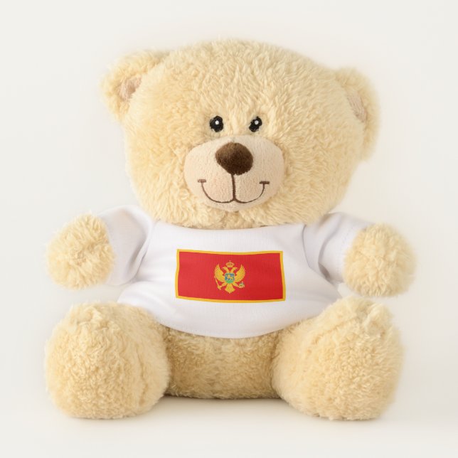 Montenegro Flag Teddy Bear (Front)