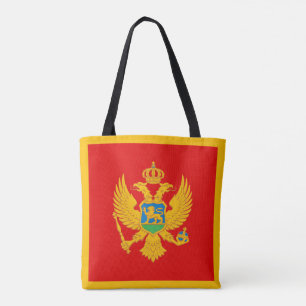 Montenegro Flag Tote Bag