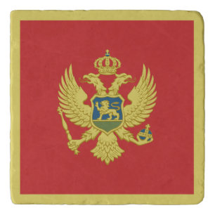 Montenegro Flag Trivet