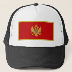 Montenegro Flag Trucker Hat