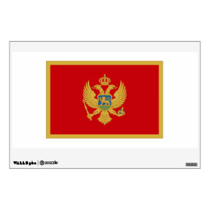 Montenegro flag wall decal