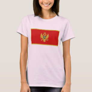 Montenegro Flag x Map T-Shirt
