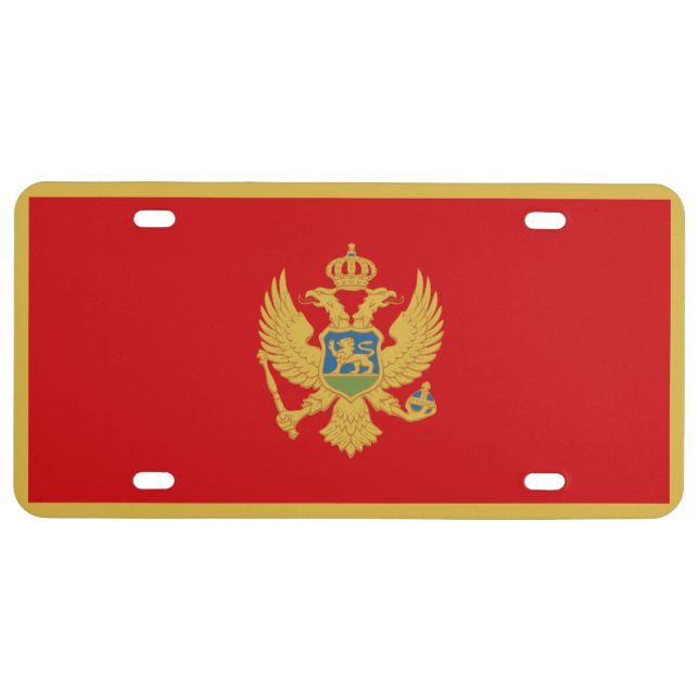 Montenegro License Plate (Front)