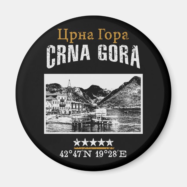 Montenegro Magnet (Front)