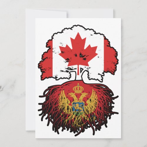 Montenegro Montenegrin Canadian Canada Tree Roots Invitation