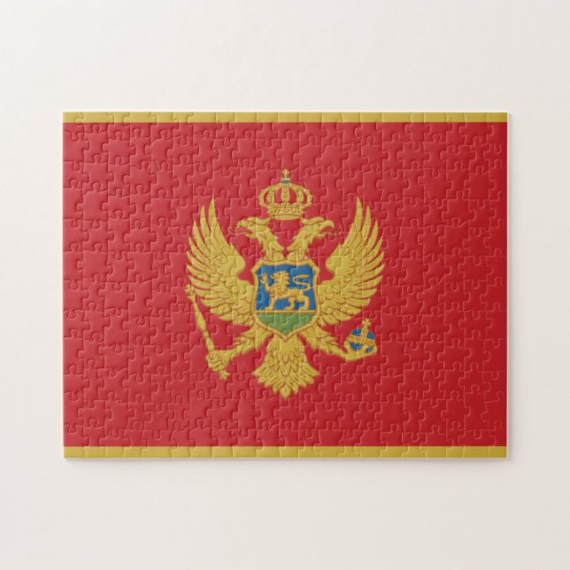 Montenegro & Montenegro Flag /Europe Jigsaw Puzzle (Horizontal)