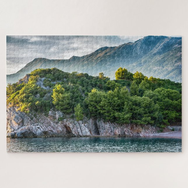 Montenegro mountain and sea landscape jigsaw puzzle (Horizontal)