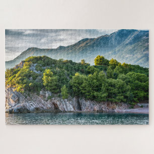 Montenegro mountainand sea landscape jigsaw puzzle