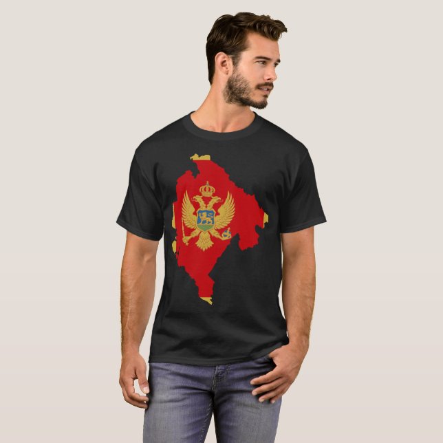 Montenegro Nation T-Shirt (Front Full)