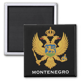 Kühlschrankmagnet I Love Montenegro I Magnet Magnetschild 